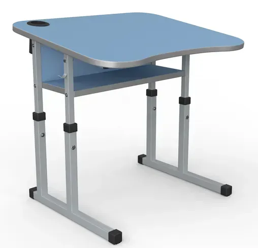 Стіл учнівський одномісний з нахилом №4-7 /700х500 МФ Вересень